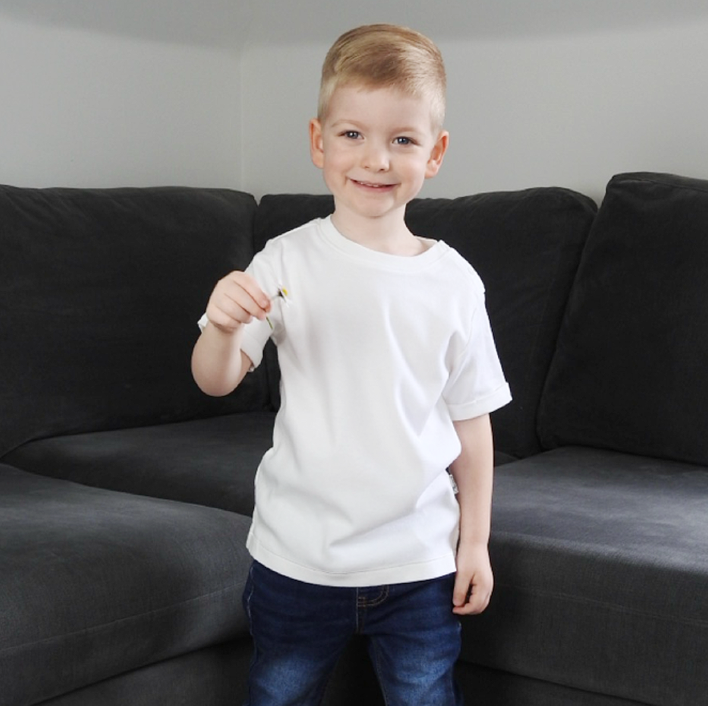 Boys White Top